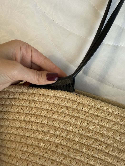 Сумка пляжна бежева