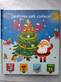 Livro "100 janelinhas para conhecer o Natal"