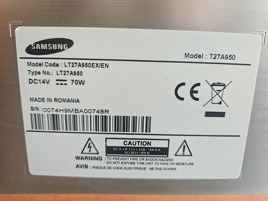Monitor/telewizor 27 cali