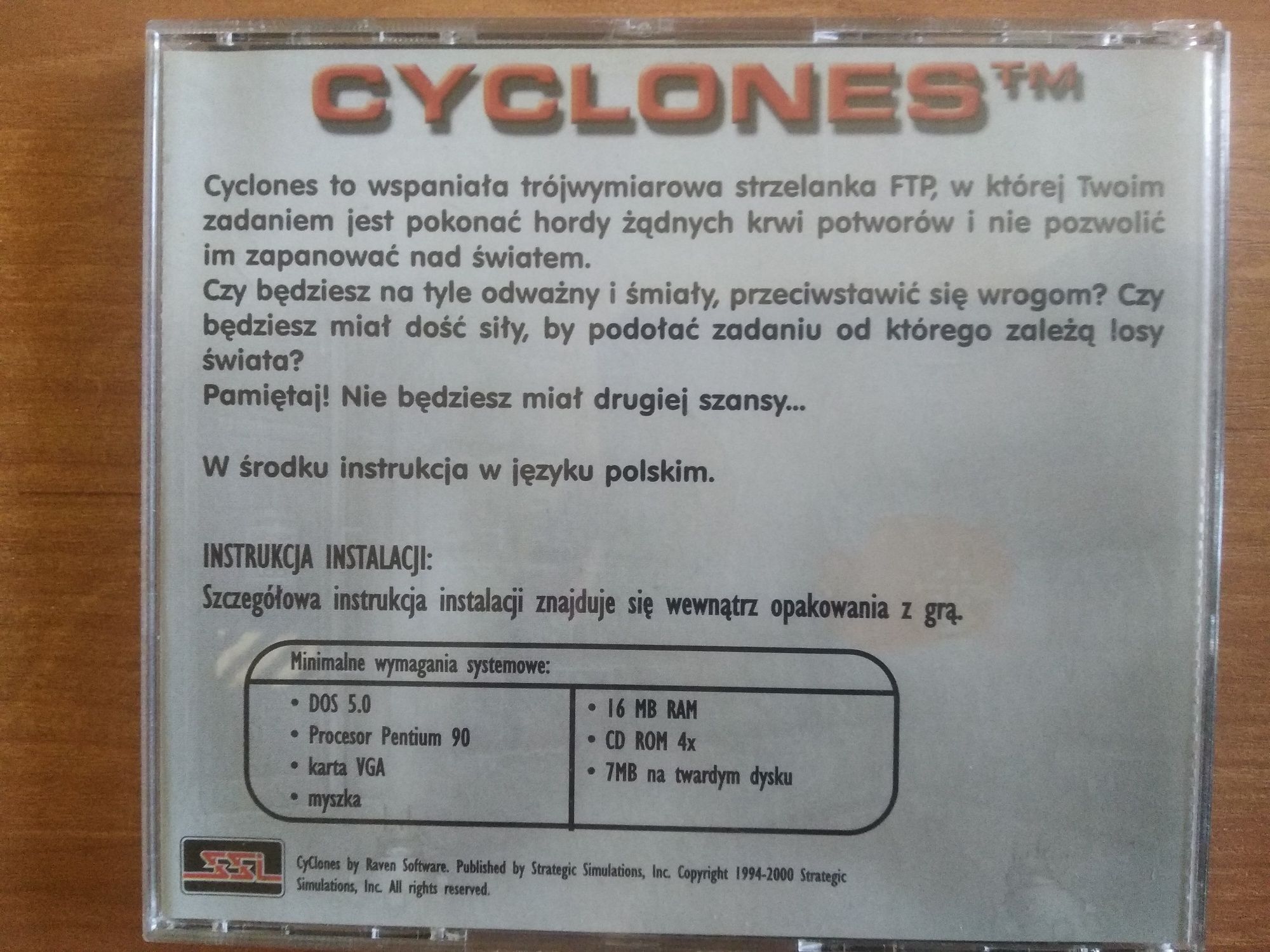 Cyclones retro FPS CD na PC