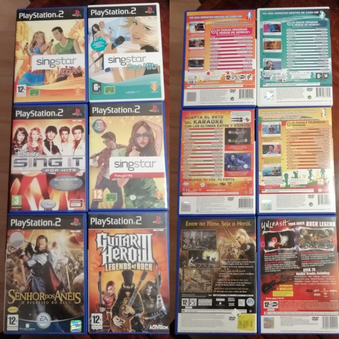 Jogos PSP e PlayStation 2