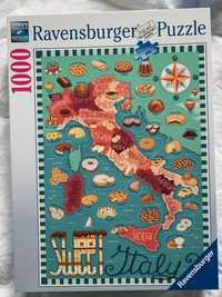 Puzzle Ravensburger Mapa Włoch Sweet Italy