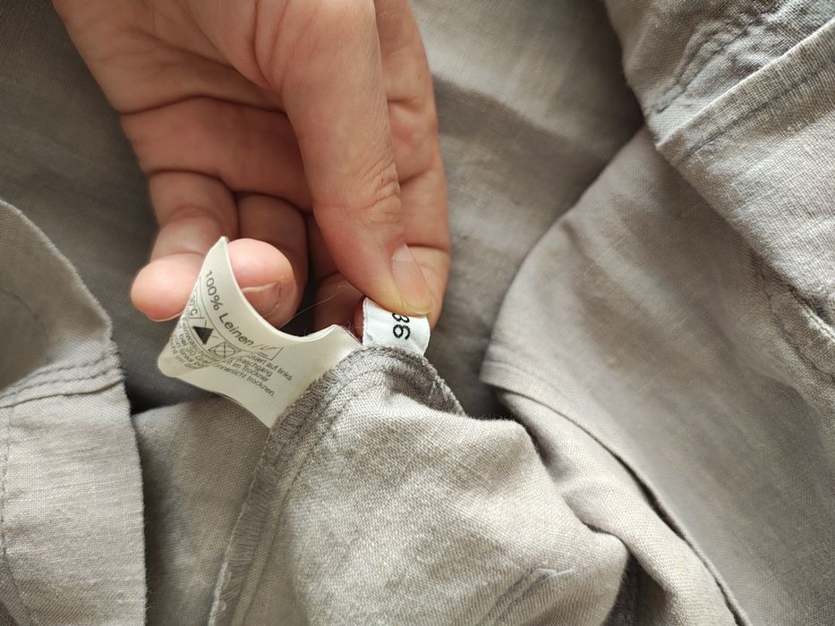 Żakiet marynarka narzutka lniana rozm. 36