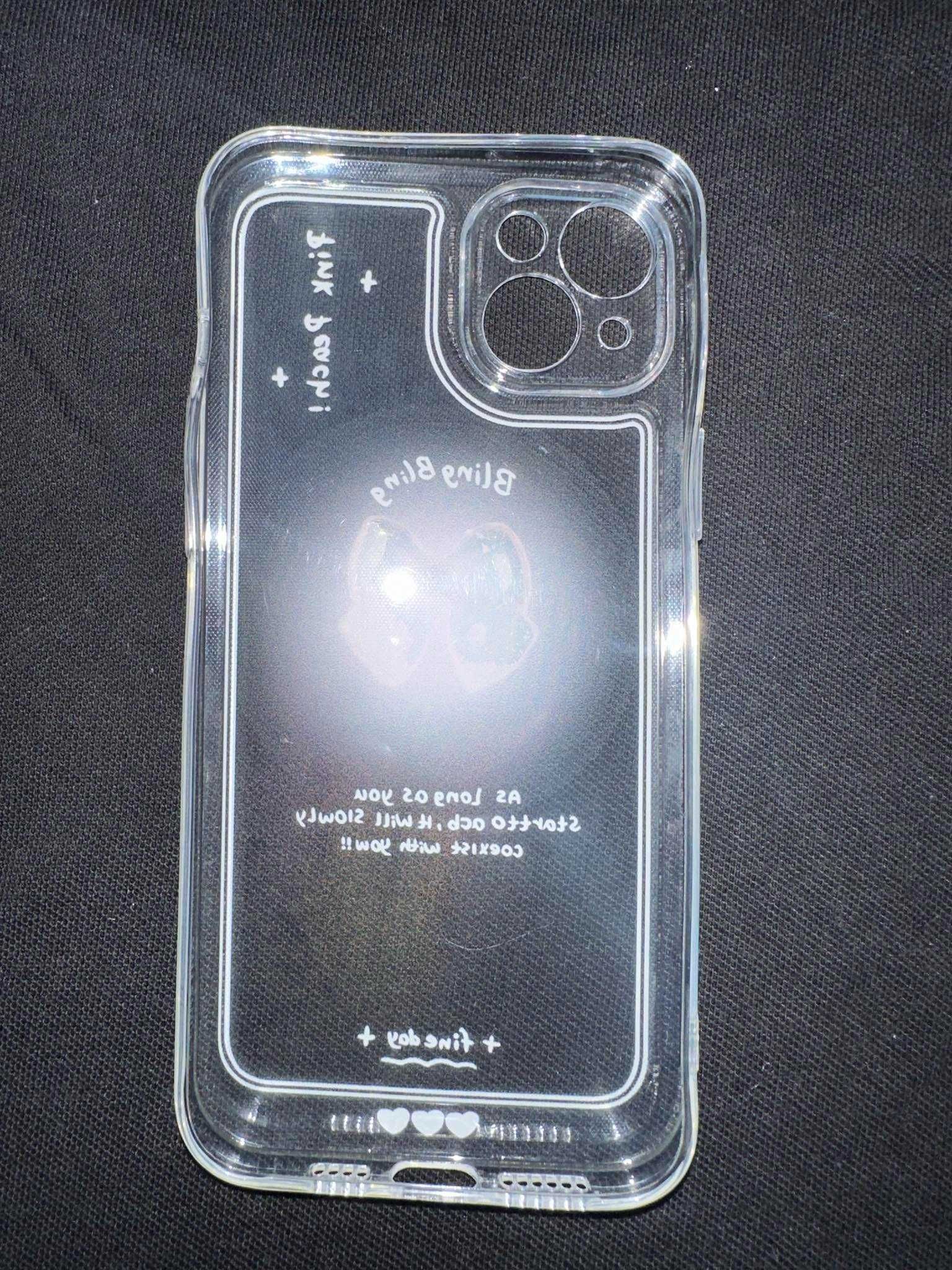 ETUI Iphone 14 plus przezroczyste