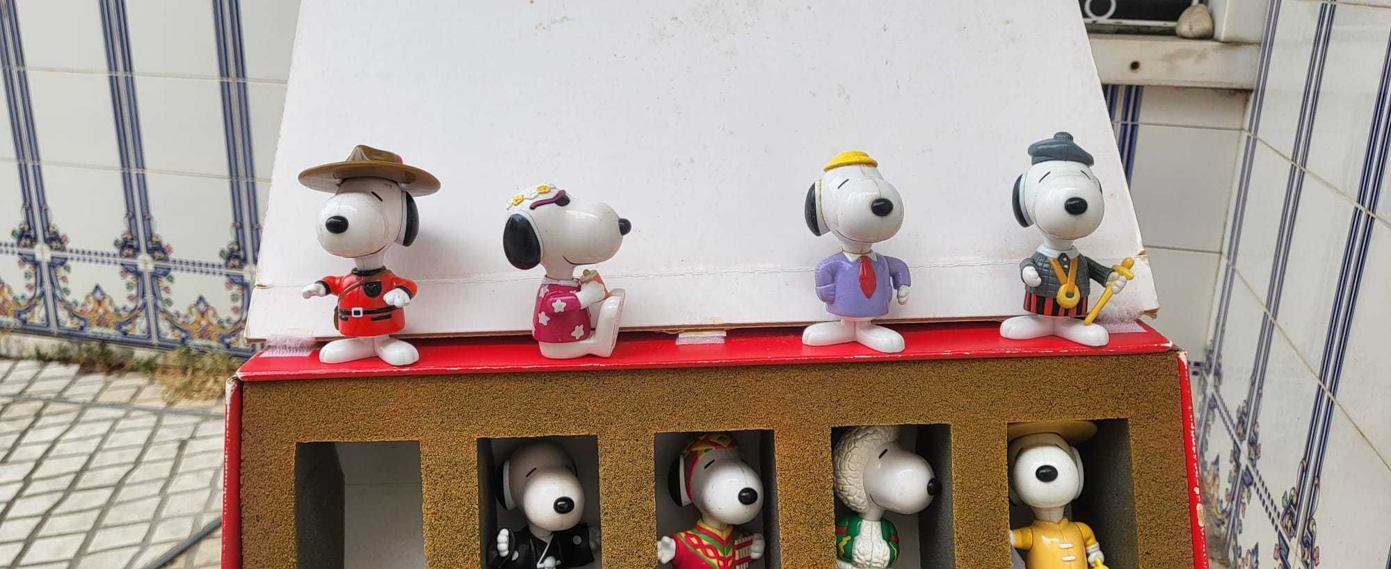 Colecção Vintage de figuras Snoopy em cx de coleccionador