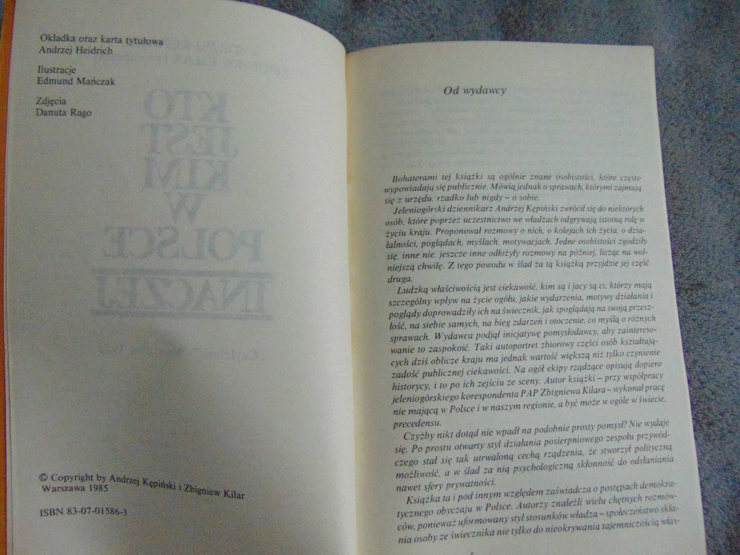Kto jest kim w Polsce inaczej - Zbigniew Kilar, Andrzej Kępiński
