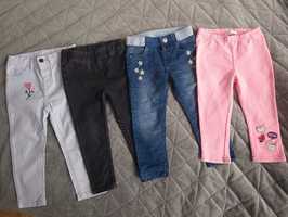 Zestaw spodnie legginsy roz.92 H&M,F&F i inne