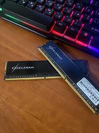 Озу exceleram ddr4, 8gb, 2x4, 2133 mhz