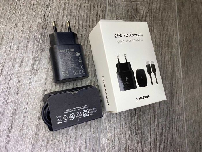 Швидкий зарядний пристрій + Кабель Samsung S20 EP-TA800 25Вт