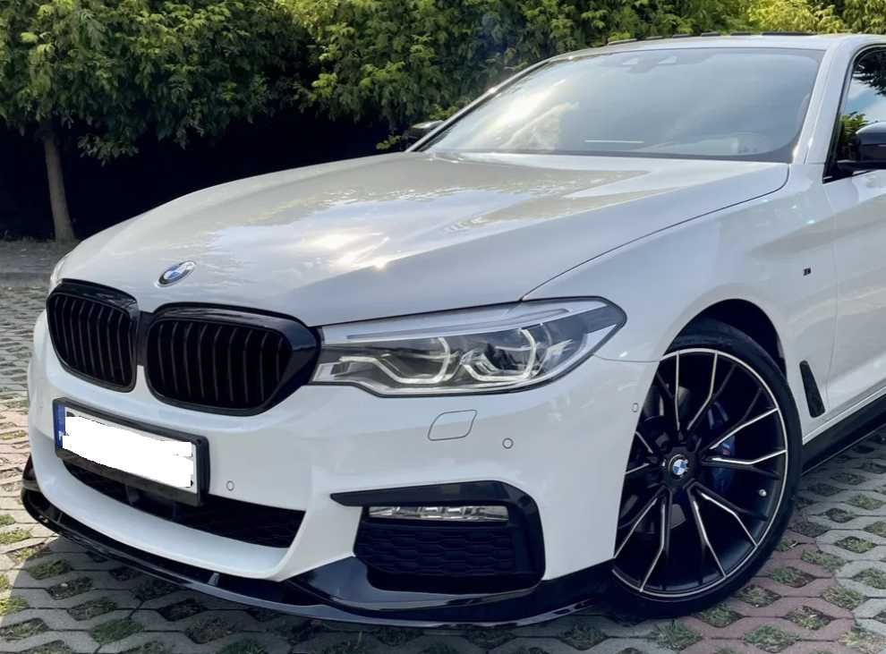 Dokładka przód splitter BMW G30 G31 CZARNY POŁYSK / CARBON