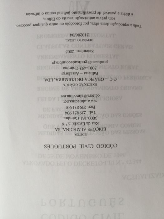 Código Civil (Edição 2005)