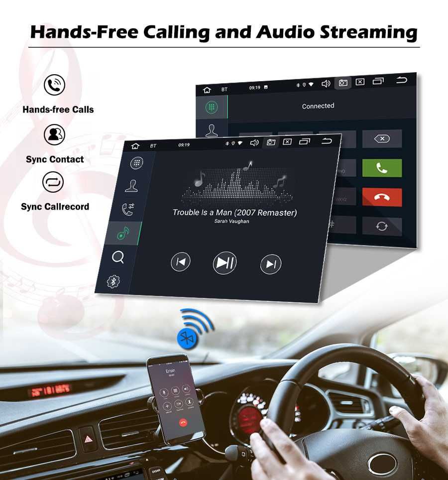 Auto-rádio 8.4" Android 14 VW TOUAREG 2010 a 2018