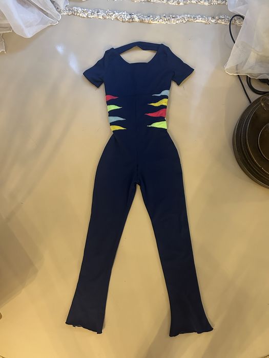 Спортивний, теплий комбінезон для фігурного катання