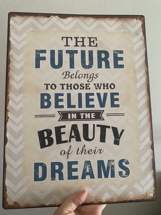 Placas e molduras motivacionais