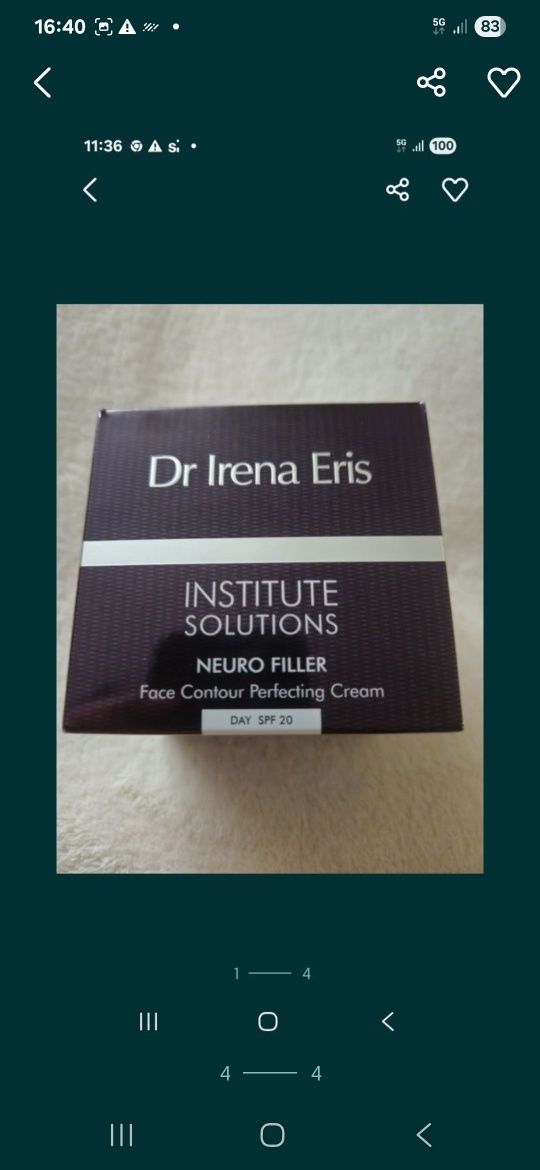 Dr Irena Eris Authority Eye Lifting Serum Dzień/Noc 15 ml + Neurofille