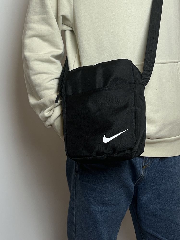 Сумка барсетка через плечо Nike, мессенджер Найк на 3 отделения