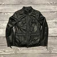 Женская немецкая кожаная куртка Milestone Black leather Jacket