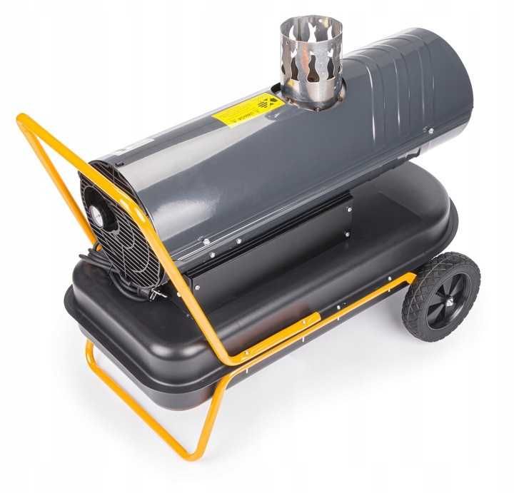 Nagrzewnica Olejowa 30 KW z Kominem Spalinowa Dmuchawa + TERMOSTAT LCD