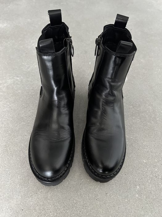 Tommy Hilfiger botki sztyblety skórzane za kostkę damskie 41