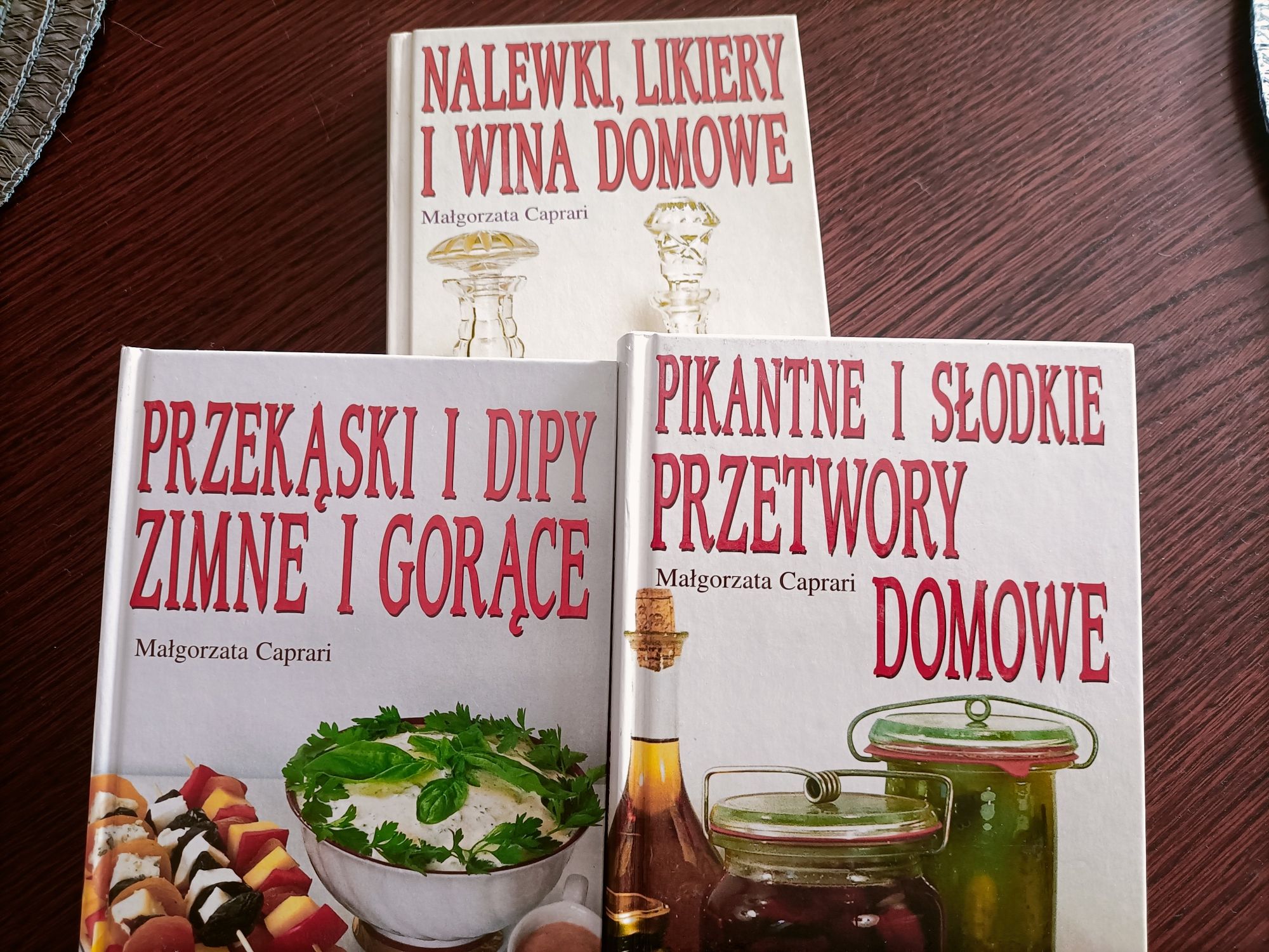 Nalewki, przetwory, przekąski - 3 książki kucharskie