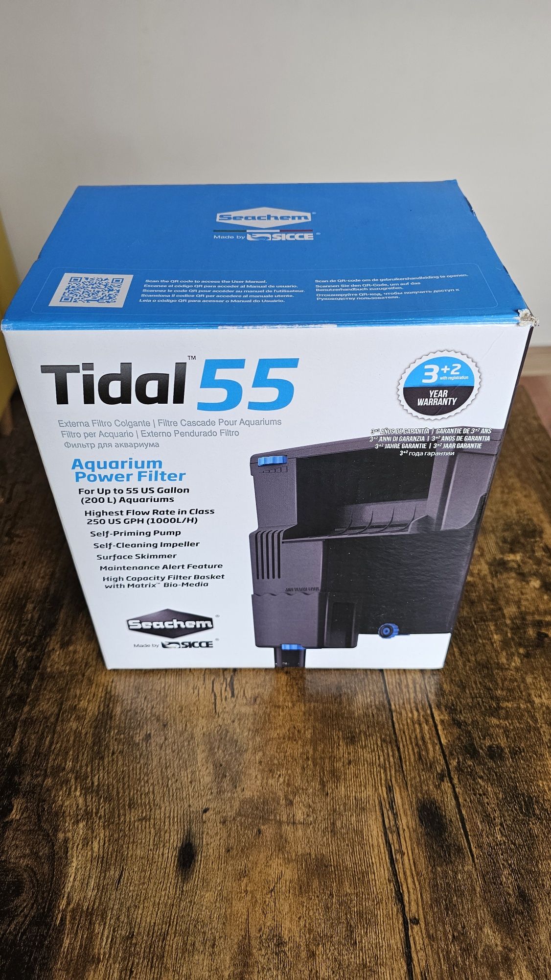 Seachem Tidal 55 Filtr kaskadowy zewnętrzny 1000L/H