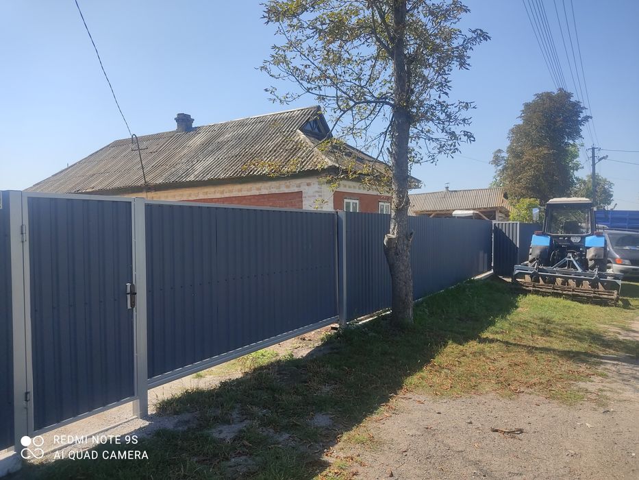 Продам забор з металопрофілю, ворота,калітка