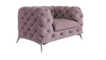 Fotel pikowany TEO HIGH glamour tk. Riviera 62