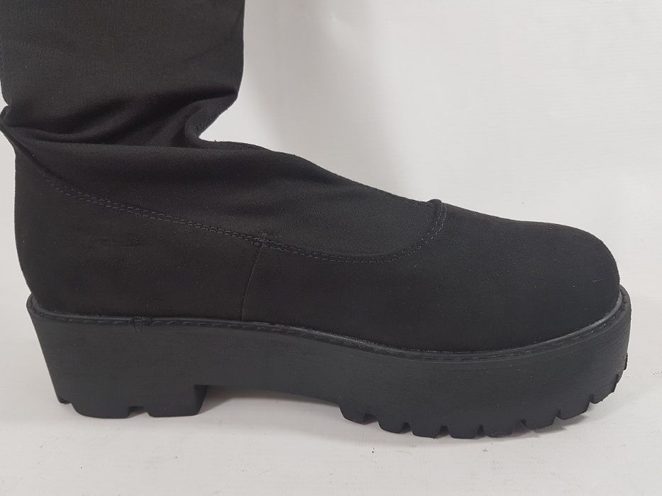 COOLWAY kozaki damskie czarne ZA KOLANO ROZ 40