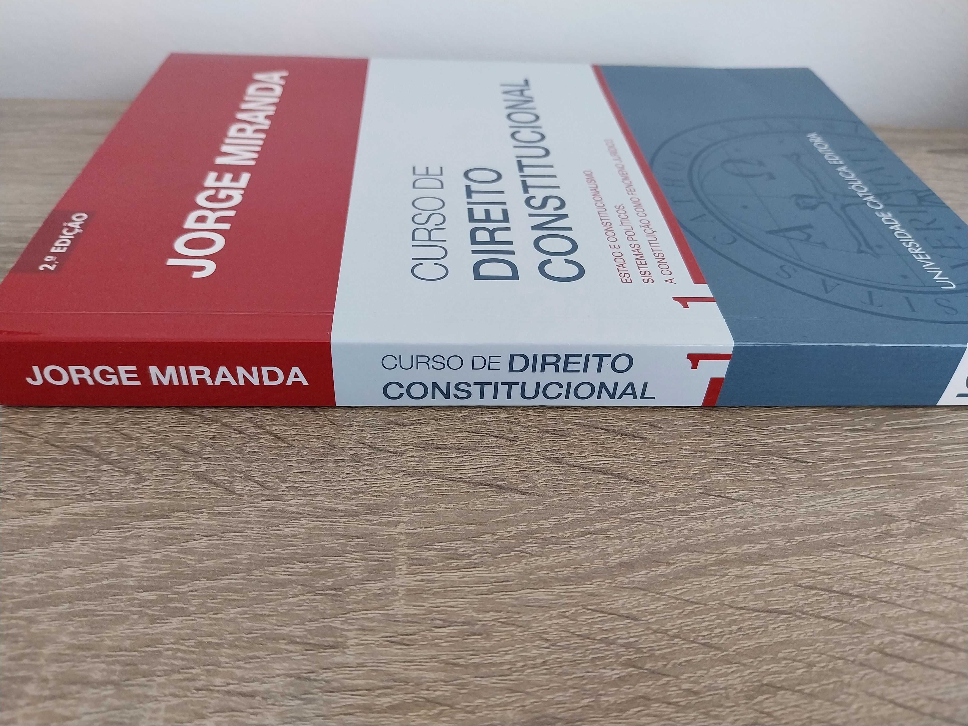 Livro Curso de Direito Constitucional - Volume 1 - Jorge Miranda