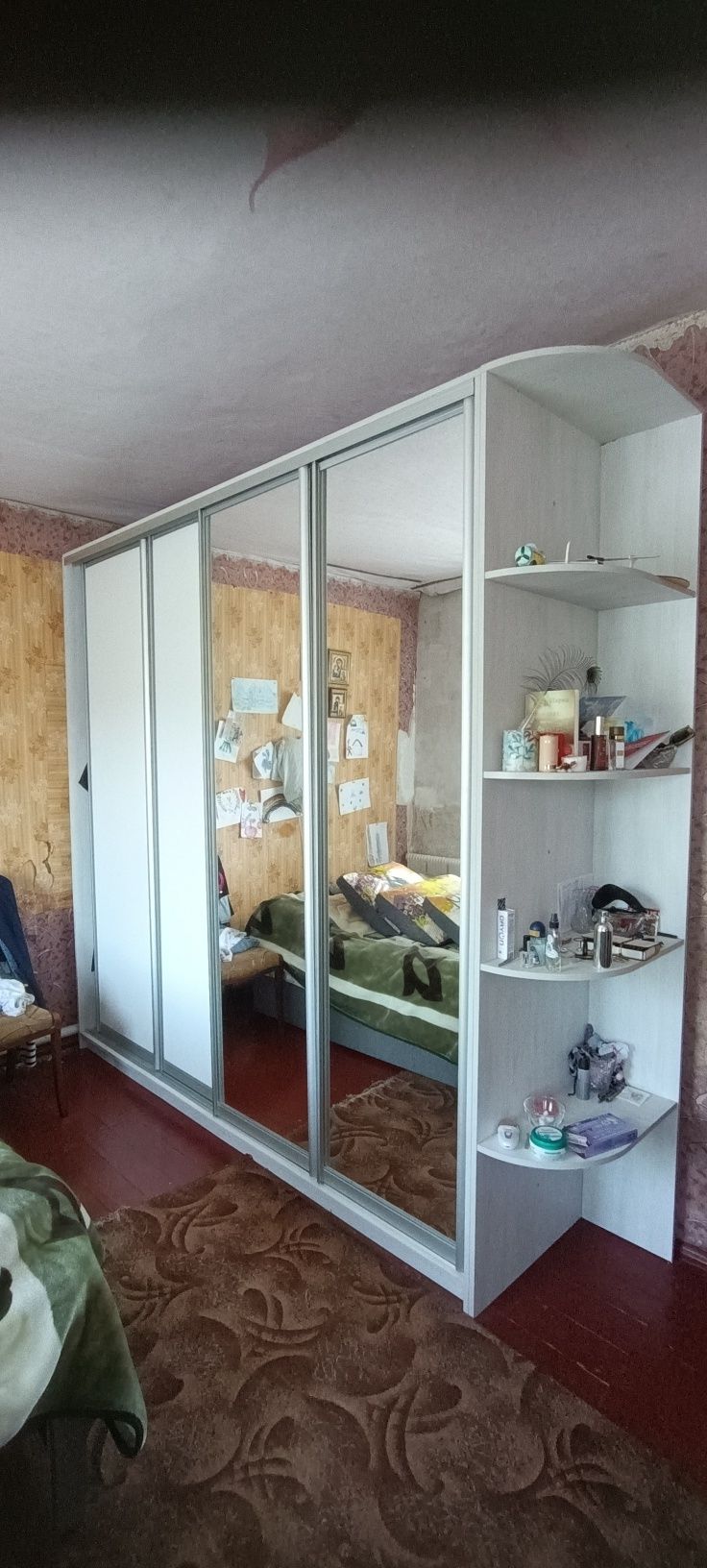 Шафа купе чотирьох дверна + полиця