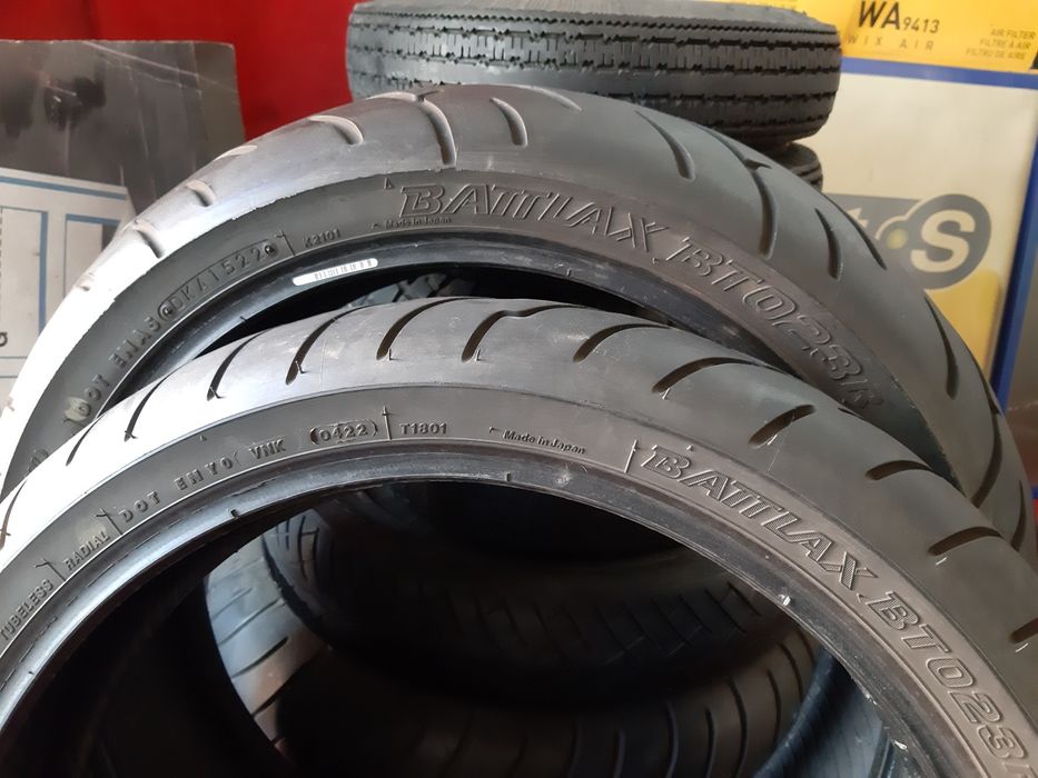 мото шина 120/70-17 + 180/55-17 Bridgestone Battlax BT 23 2022г из Гер