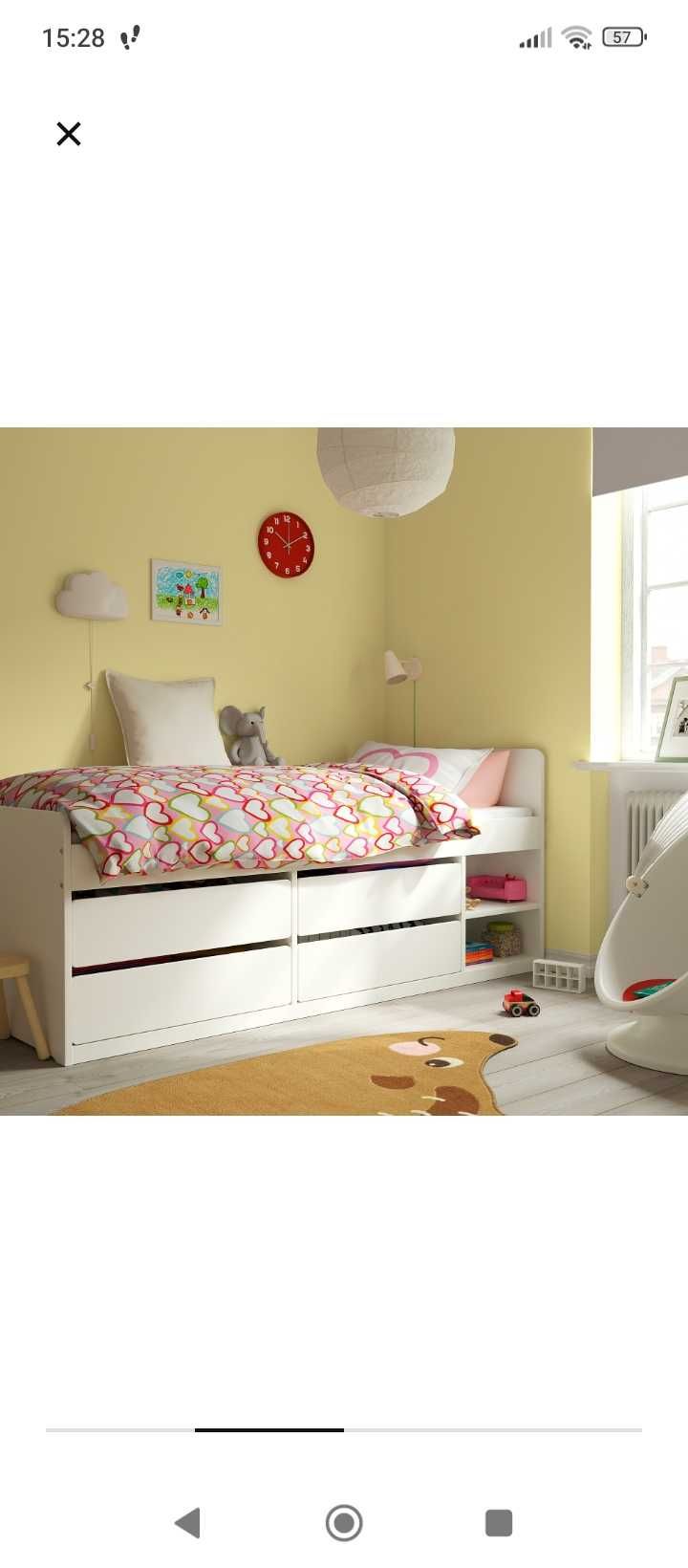 Łóżko z szufladami IKEA