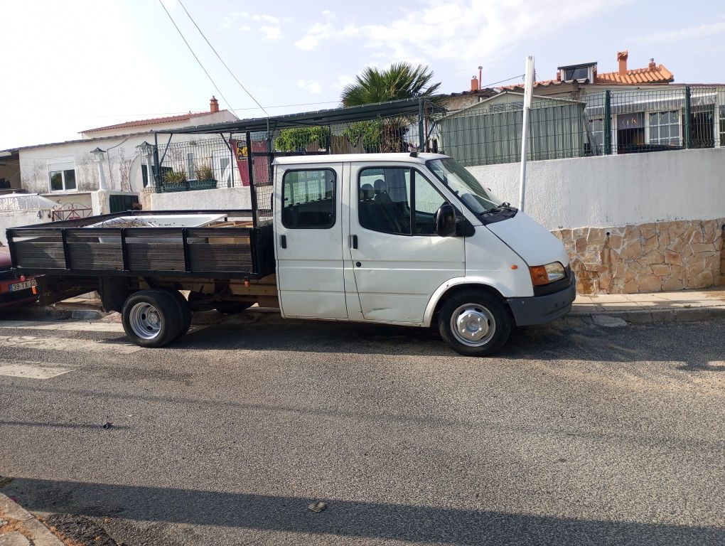 Ford transit caixa aberta 7  lugares