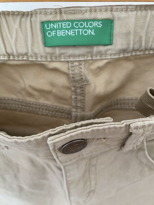 United Colors of Benetton Calça de tecido bege