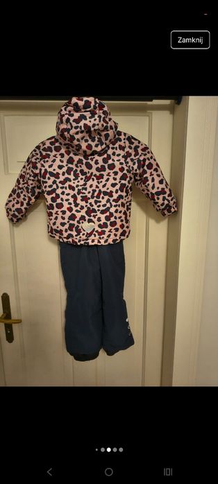 Kombinezon dziecięcy kurtka i spodnie zimowe 86 92