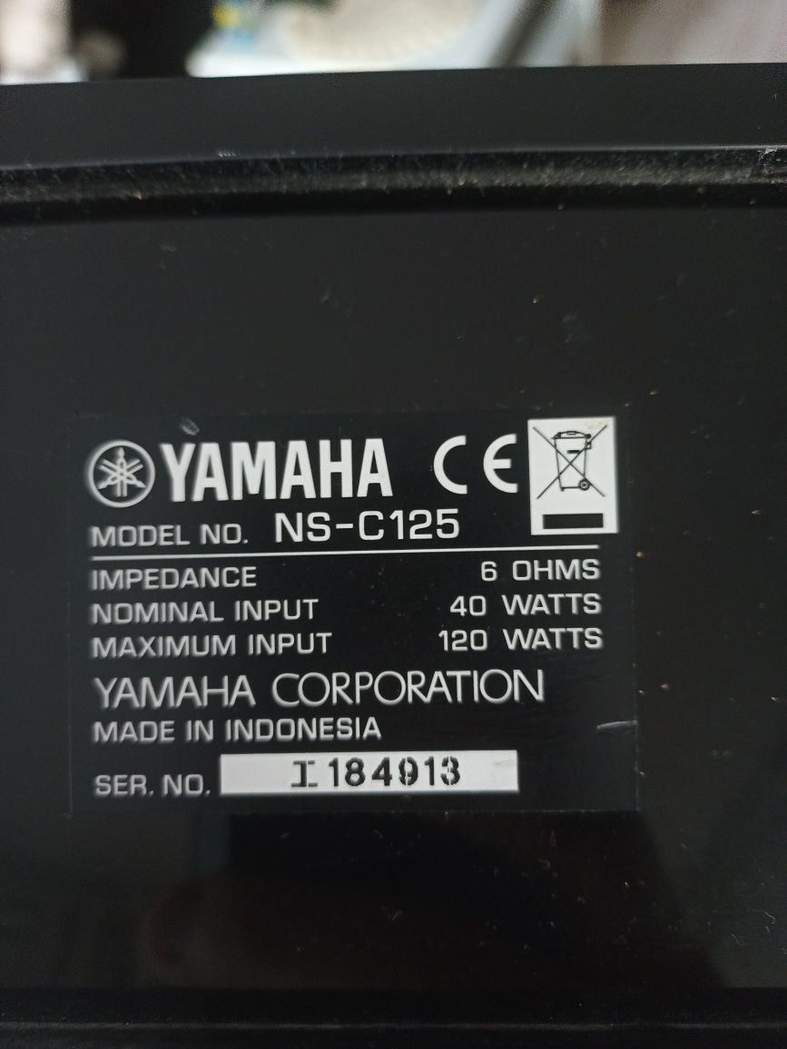 Głosniki YAMAHA Komplet  NS-125F, NS-C125, subwoofer NS-SW210 ; kin