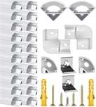 Chesbung LED profil aluminiowy 1 m, 20 sztuk w kształcie litery V