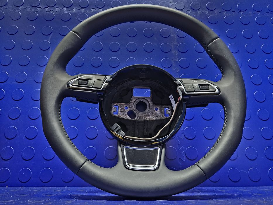 KIEROWNICA skórzana multifunkcyjna AUDI A5 8T A4 B8 lift łopatki OEM