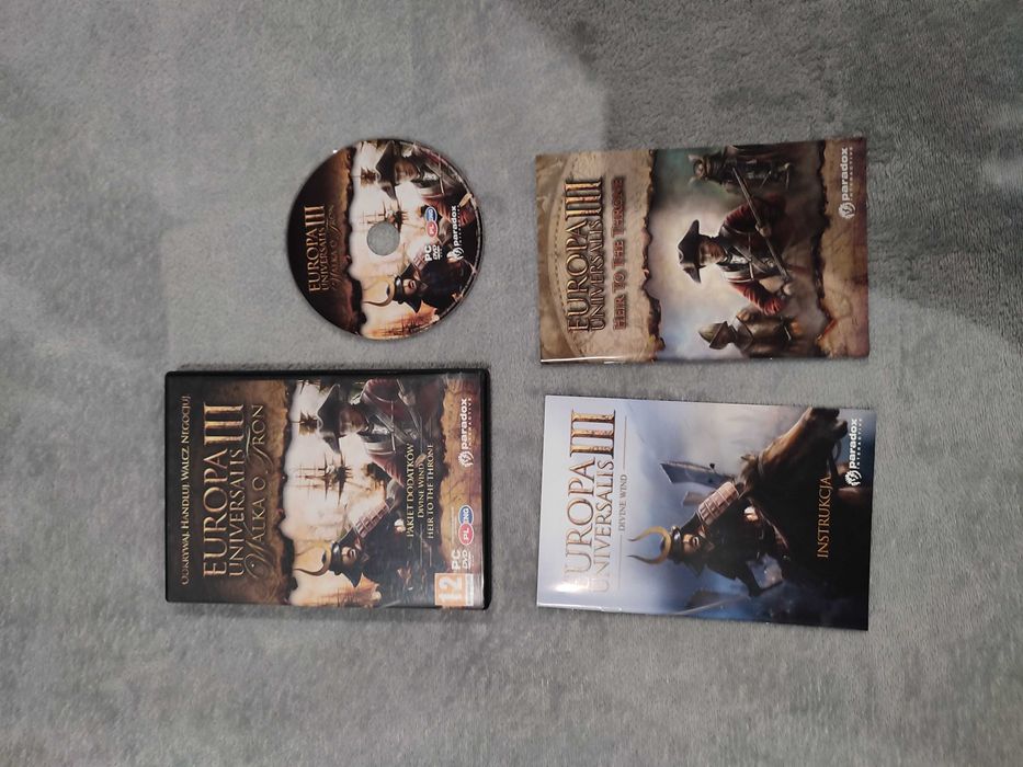 Gra Europa Universalis III Walka o Tron PC komputerowa pc pudełkowa PL