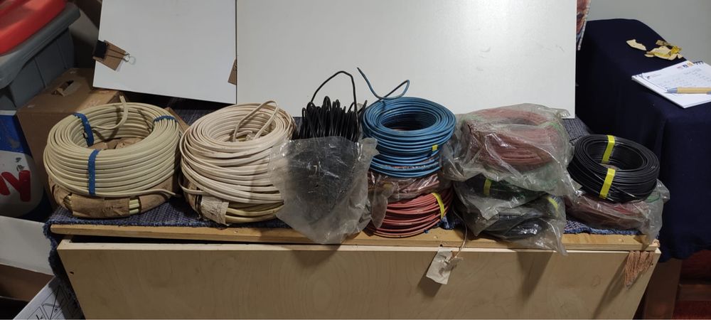 Cabos Elétricos de cobre (tipos de cabo na descrição)