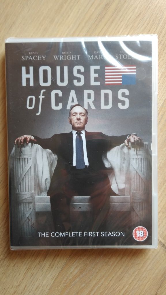 House of cards sezon 1 nowy; dvd prezent