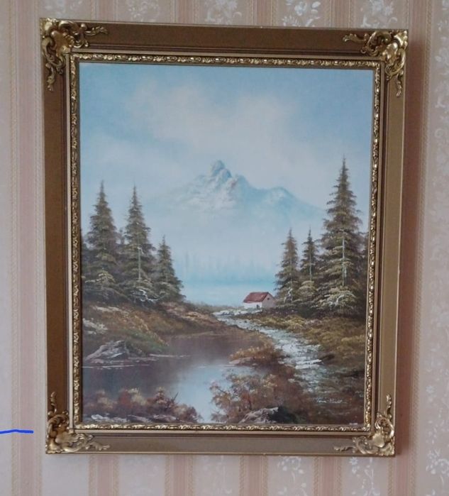 Wyjątkowy szwedzki obraz w doskonałym stanie!