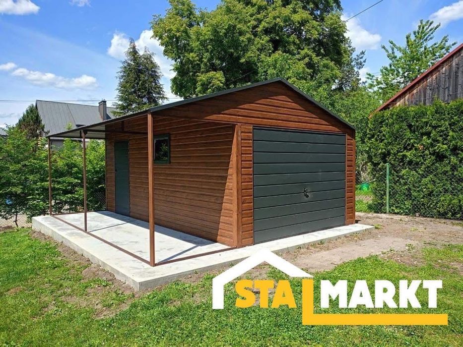 Premium Garaż Blaszany 4 x 6m przywóz i montaż Gratis