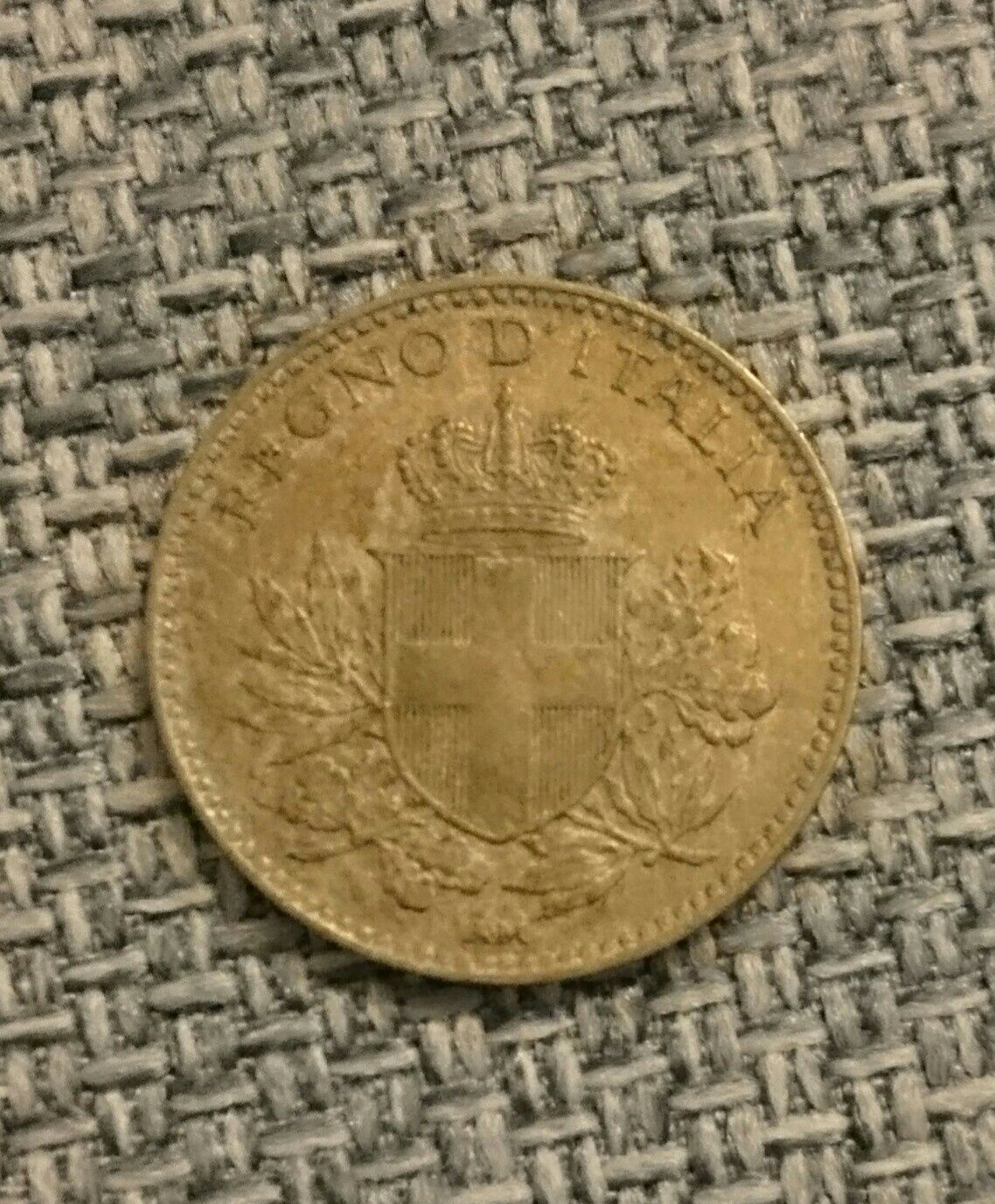 Włochy 20 cent 1918 r. Bardzo ładna