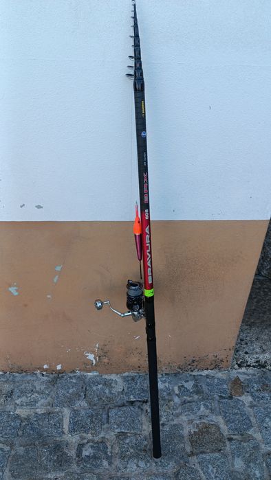 Cana de pesca bóia Barros 6mts+ carreto
