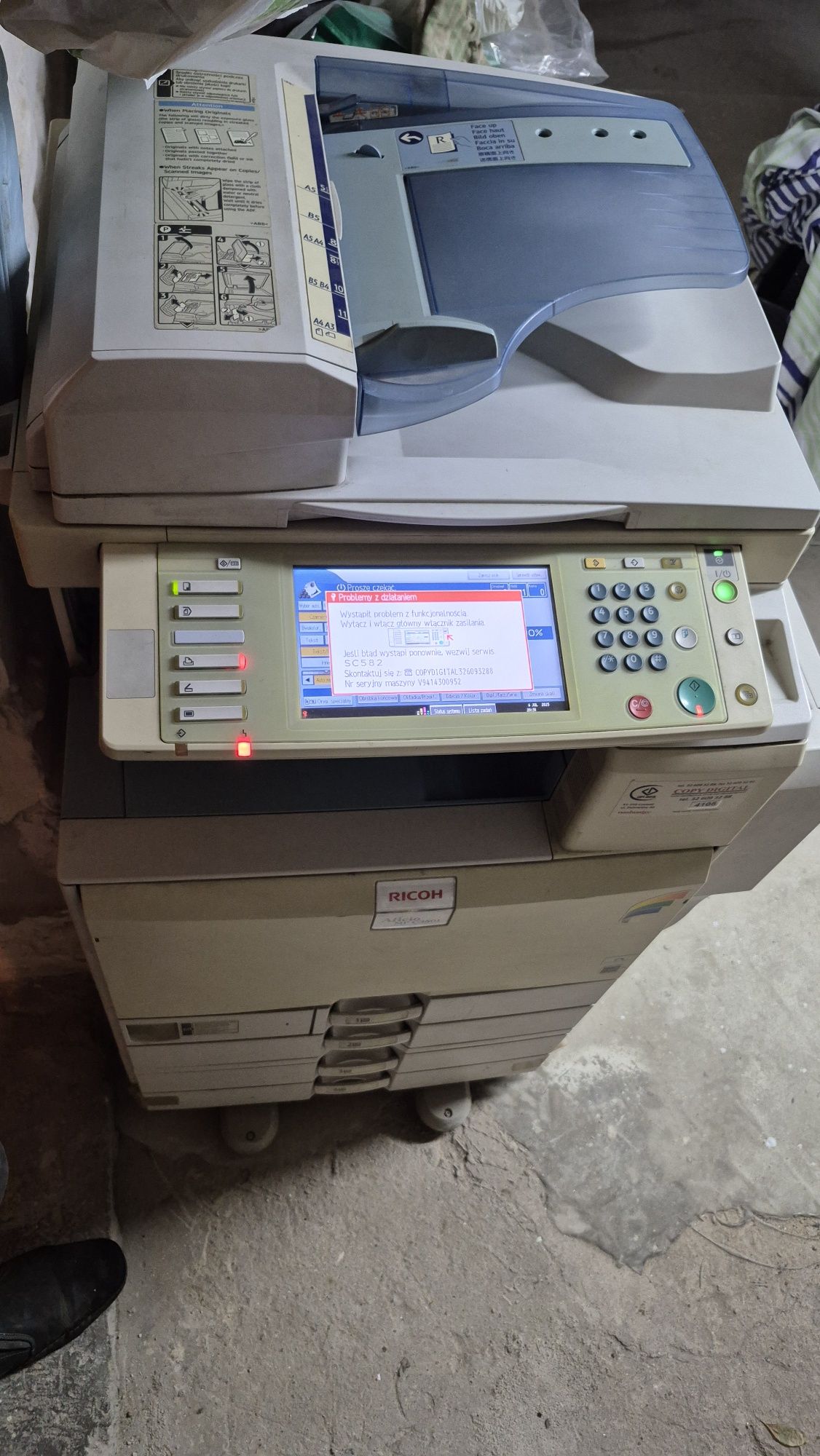 Ricoch MP C3501 drukarka