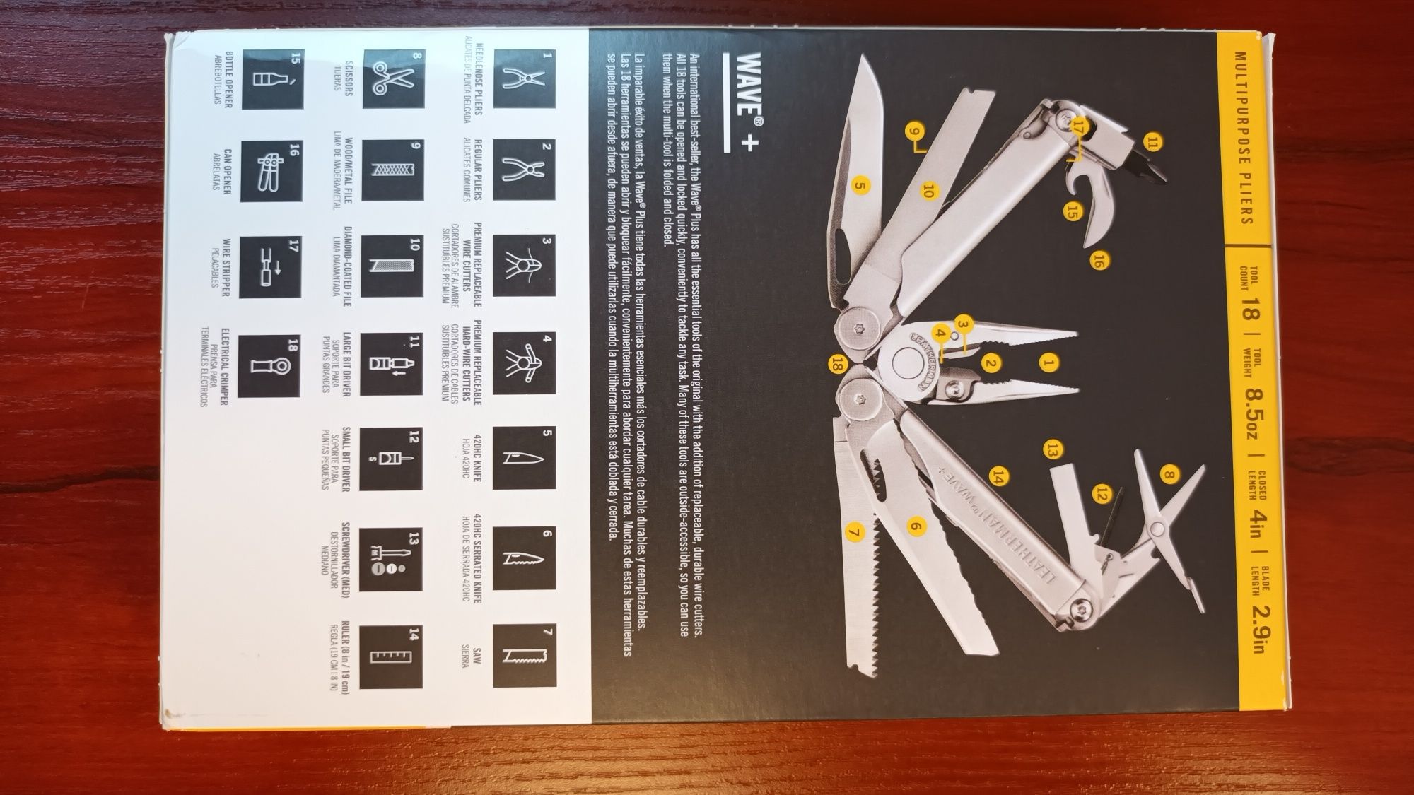 Leatherman Wave Plus multitool z kaburą