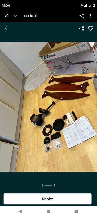 Потолочний, стельовий вентилятор