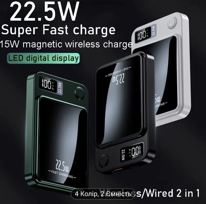 Павербанк магнітний