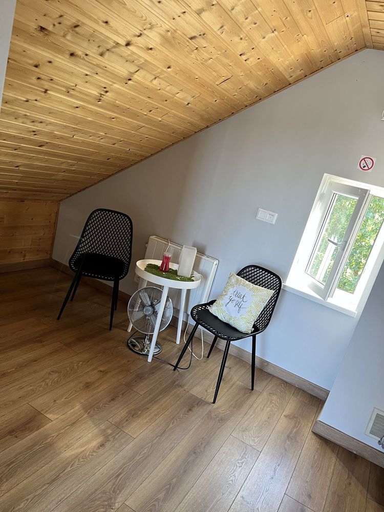 Domek caloroczny z prywatną plażą nad jeziorem w Spalonej -IBIZA